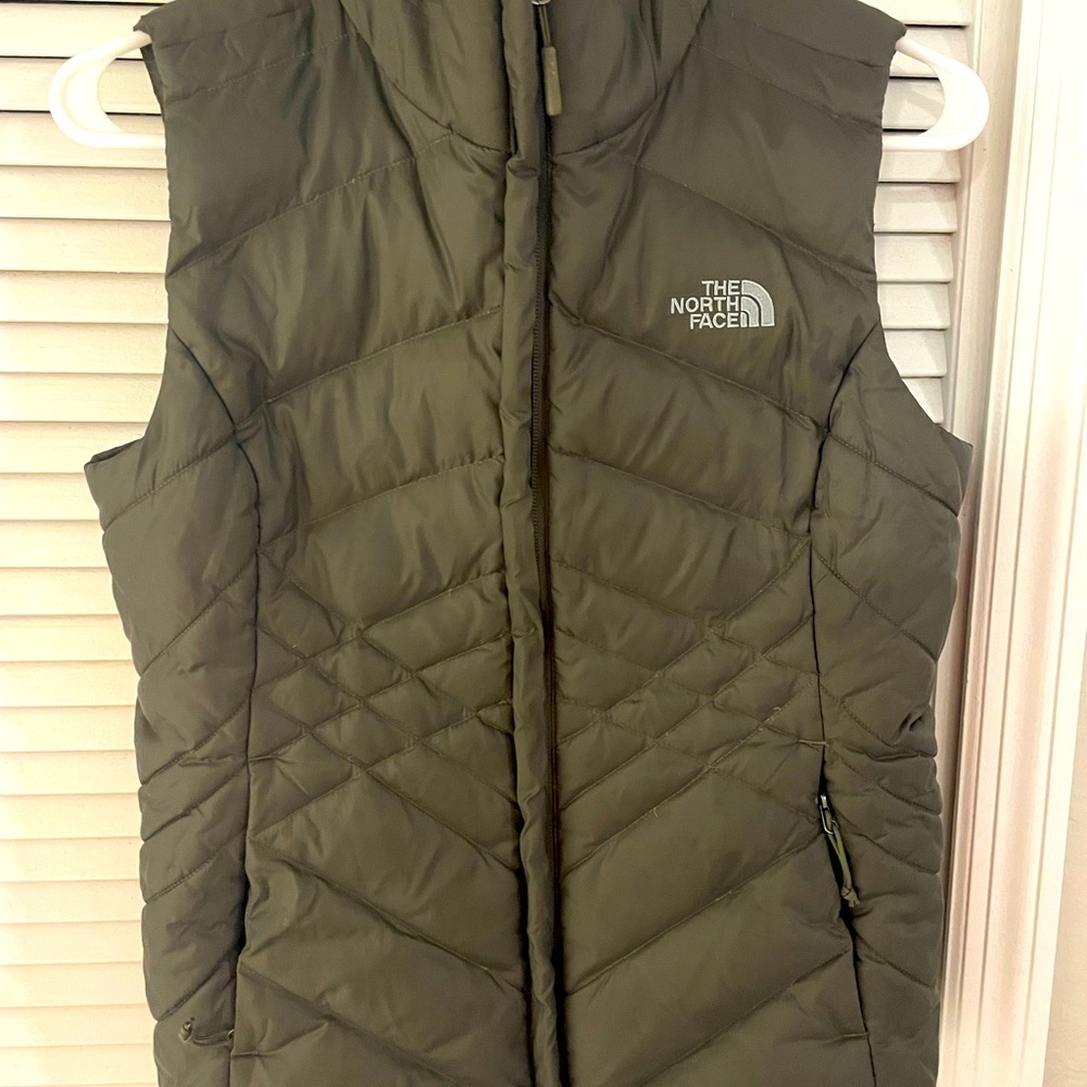 Hunter Green North Face Vest